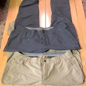 Bundle 2 pair under armour golf pants
